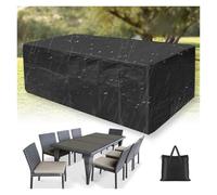 Coperture impermeabili e antivento for mobili da giardino, divani componibili da esterno, tavoli rettangolari, protezione UV resistente for giardini e balconi(111" x 74" ¥15)