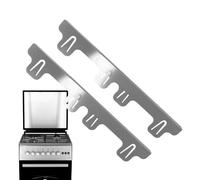 Coperture In Acciaio Inossidabile - 2 Protezioni Laterali Per Cucina, Riempitivo Per Cuciture Resistente Al Calore, Protezione Durevole Per Piano Cottura, Protezione Contro I Versamenti, Organizer Per