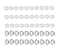 Coperture in Alluminio - 50 Pezzi Pellicola Elastica | Coperchi Scudo Termico Riutilizzabili in Alluminio,per Frutta Ciotole Pentole e Contenitori in Cucina e Dispensa Mantiene la Freschezza