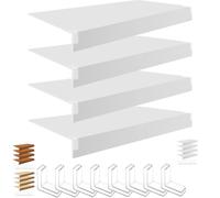 coperture in PVC per Ripiani in Filo Metallico per dispensa, 94x46x6,35 cm, Resistenti all'umidità, Protezioni Rimovibili per Ripiani di Cucina e Bagno, Decorazione Durevole per armadi (Non