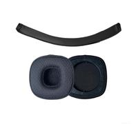 Coperture in rete per migliorare il suono per Marshall Major III (nero) | Tonalità marrone intenso, elegante aggiornamento, rete, fissaggio sicuro, compatibile con major iii