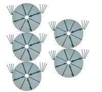 Coperture in rete per vasi per piante progettate per una protezione durevole contro gatti e bambini, con vestibilità regolabile e caratteristiche decorative adatte al giardino