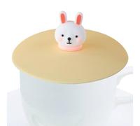 Coperture in silicone per bicchieri | Cover carina della tazza dei coperchi della tazza del silicone del fumetto - Coperchi ermetici antipolvere per tazze Coperchi ermetici per bevande fredde e