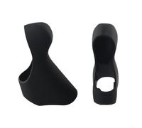 Coperture in silicone per leva del freno compatibili con 105 ST-6700, morbide cappe del cambio per bici da strada, nastro antiscivolo di ricambio (nero)