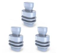 Coperture in silicone per porte Starlink per MINI Standard Enterprise per router mesh Gen 3, protezione da polvere e acqua con fissaggio a scatto, grigio, confezione da 3