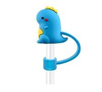 Coperture in silicone riutilizzabili blu per cannucce, decorazione per utensili da cucina e gadget (ZS027)