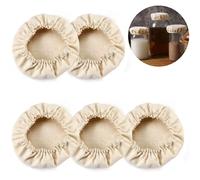 Coperture in tessuto per barattoli di pasta madre o Kombucha Kefir fermentazione formaggio, coperchi in tessuto per barattoli da 7,6 a 10,2 cm, confezione da 5