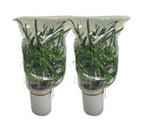 Coperture Invernali Per Piante - 2 Pezzi Coperta In Tessuto Con Cordino Trasparente - 100 X 120 Cm Tessuto Antigelo Invernale Per Protezione Dal Gel Delle Piante - per Ortaggi Frutta Colture Arbusti C