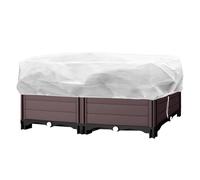 Coperture invernali per piante, copertura per aiuole, 149,9 x 39,9 x 45,0 cm con cordino di chiusura, coperta in tessuto non tessuto per fioriere esterne, scatole di fiori di cordolo