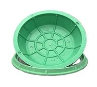 Coperture Invisibili in Resina per pozzetti - Coperture Resistenti per Fosse settiche, Rotonde e quadrate, Disponibili in Diverse Misure (Rotonde 100 cm/39,4 Pollici) per Maggiore Sicurezza