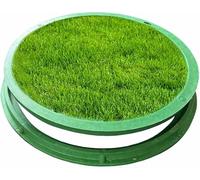 Coperture invisibili in resina, rotonde e quadrate, da incasso, 40-100 cm, resistenti alle intemperie, perfette per giardini, patii, vialetti, spazi esterni