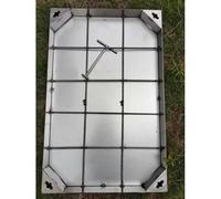 Coperture invisibili per fosse settiche, copertura personalizzabile in acciaio inossidabile per bacino delle acque reflue, resistente, per vialetto, giardino, marciapiedi urbani