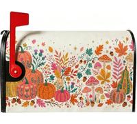 Coperture magnetiche per cassetta postale a tema zucche autunnali, 45,7 x | Stampa botanica autunnale, copertura per cassetta delle lettere, attacco magnetico, decorazione stagionale per esterni