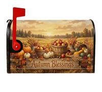 Coperture magnetiche per cassetta postale autunnale con zucche, frutta, zucche, 45,7 x 53,3 cm