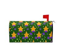 Coperture magnetiche per cassetta postale di Natale, arancione, con stelle, verde, per San Valentino, divertente, Pasqua, 52,8 x 64,5 cm, Caja de correos