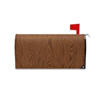 Coperture magnetiche per cassetta postale vintage con venature del legno marrone per il giorno della commemorazione del giorno di San Patrizio coperture 45,7 x 52,6 cm Caja de correos