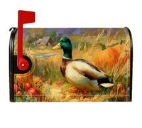 Coperture magnetiche per cassette postali a forma di anatra, rustiche autunnali, per decorare la casa e il giardino, 45 x 53 cm