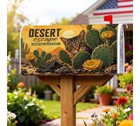 Coperture magnetiche per cassette postali a forma di cactus, decorazione per la porta d'ingresso, 53 x 64 cm