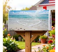 Coperture magnetiche per cassette postali a forma di cuore, copertura per cassetta delle lettere da esterno per decorazione della porta d'ingresso, 45,7 x 53,7 cm