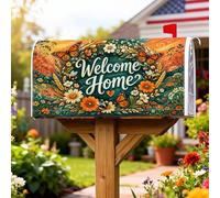 Coperture magnetiche per cassette postali a forma di farfalla, copertura per cassetta della posta, decorazione per esterni, 53 x 64 cm
