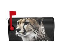 Coperture magnetiche per cassette postali a forma di ghepardo di dimensioni standard 64,8 x 53,3 cm, copertura per cassetta delle lettere primaverile estate copertura per cassetta postale di benvenuto