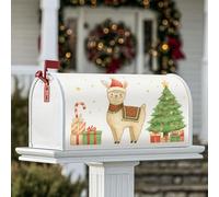Coperture magnetiche per cassette postali a forma di lama, per albero di Natale natalizio, protezione per la posta, per esterni, giardino, cortile, decorazione, 45,7 x 53,3 cm
