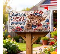 Coperture magnetiche per cassette postali a forma di mucca, decorazioni per la casa e il giardino, 53 x 64 cm