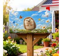 Coperture magnetiche per cassette postali a forma di riccio, per decorazioni esterne, 53 x 64 cm