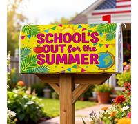 Coperture magnetiche per cassette postali a forma di sole, decorazioni estive per cassetta delle lettere gialle con frutta vibrante, decorazione per porta d'ingresso, 45,7 x 53,7 cm