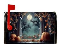 Coperture magnetiche per cassette postali a forma di zucca, copertura per cassetta delle lettere di Halloween, per esterni, decorazioni per casa e giardino, 45,7 x 53,7 cm
