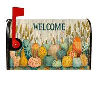 Coperture magnetiche per cassette postali a forma di zucca, per decorazione del portico anteriore, 45,7 x 53,7 cm