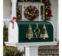 Coperture magnetiche per cassette postali con alberi, copertura per cassetta delle lettere verde per decorazione del portico anteriore, 53 x 64 cm