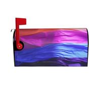 Coperture magnetiche per cassette postali con bandiera Pride dai colori vivaci, dimensioni standard, 53,3 x 45,7 cm, copertura per cassetta delle lettere primaverile estate copertura per cassetta