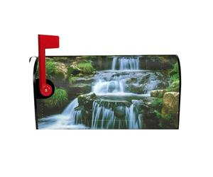 Coperture magnetiche per cassette postali con cascata che scorre verso il basso, dimensioni standard 64,8 x 53,3 cm, copertura per cassetta delle lettere primaverile estate copertura per cassetta