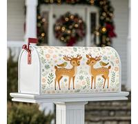 Coperture magnetiche per cassette postali con cervi, copertura per cassetta della posta ispirata alla natura ispirata alla natura, per decorazione esterna da cortile, 45,7 x 53,7 cm