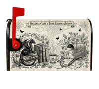 Coperture magnetiche per cassette postali con drago, stile gotico e rustico, per Halloween, per decorare il portico anteriore, 45,7 x 53,7 cm