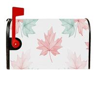 Coperture magnetiche per cassette postali con foglie d'acero, copertura stagionale per cassetta postale autunnale con foglie autunnali rustiche per la casa e il giardino, 45 x 53 cm