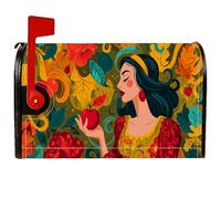 Coperture magnetiche per cassette postali con frutta, foglie vivaci autunnali e fiori autunnali, protezione per la decorazione del portico anteriore, 53 x 64 cm