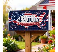 Coperture magnetiche per cassette postali con fuochi d'artificio, decorazioni per la casa e il giardino, 45 x 53 cm