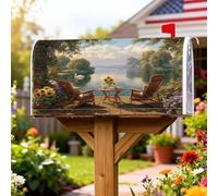 Coperture magnetiche per cassette postali con girasoli, rustiche e accoglienti, per sedie, tavoli, estive, per esterni, decorazione per prato, 53 x 64 cm