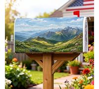 Coperture magnetiche per cassette postali con montagne, decorazione per cassetta delle lettere della porta d'ingresso, 53 x 64 cm