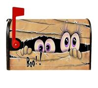 Coperture magnetiche per cassette postali con occhi, mani giocose di Halloween, struttura in legno, decorazioni per cassetta delle lettere di Halloween, decorazioni per casa e giardino, 45,7 x 53,3 cm