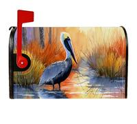 Coperture magnetiche per cassette postali con uccelli costieri, protezione per la decorazione della porta d'ingresso, 45,7 x 53,7 cm