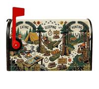 Coperture magnetiche per cassette postali da campeggio e caccia, 45,7 x | Tema deserto, copertura della posta della cassetta postale, avventura nel bosco, stile di vita all'aperto