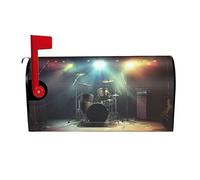 Coperture magnetiche per cassette postali da palcoscenico Rock Band, dimensioni standard 64,8 x 53,3 cm, copertura per cassetta delle lettere primaverile estate copertura per cassetta postale di