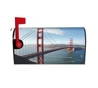 Coperture magnetiche per cassette postali di San Francisco Golden Gate Bridge, dimensioni standard 53,3 x 45,7 cm, copertura per cassetta delle lettere primaverile estate copertura per cassetta