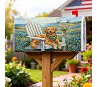 Coperture magnetiche per cassette postali per cani, copertura decorativa per cassetta delle lettere per giardino, patio, 53 x 64 cm