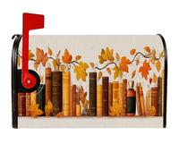 Coperture magnetiche per cassette postali per libri, autunnali rustiche foglie rampicanti autunnali, copertura decorativa per cassetta postale per giardino, cortile, decorazione 45,7 x 53,3 cm