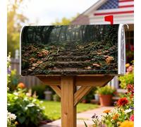Coperture magnetiche per cassette postali per scale, decorazione rustica per cassette postali da giardino, 53 x 64 cm