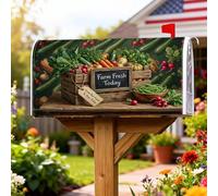 Coperture magnetiche per cassette postali per verdure, stile rustico, per cassetta delle lettere in stile rustico, per la decorazione del prato, 45 x 53 cm